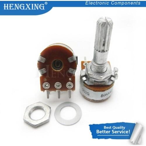 1pcs/lot Promotion Japan For ALPS 16 type double volume potentiometer A50K A100K 25MM flowers Alps In Stock