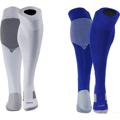 2 Pairs/Lot Men Women Slimming Stretch Compression Knee High Thick Autumn Winter Football Running Long Sport Socks