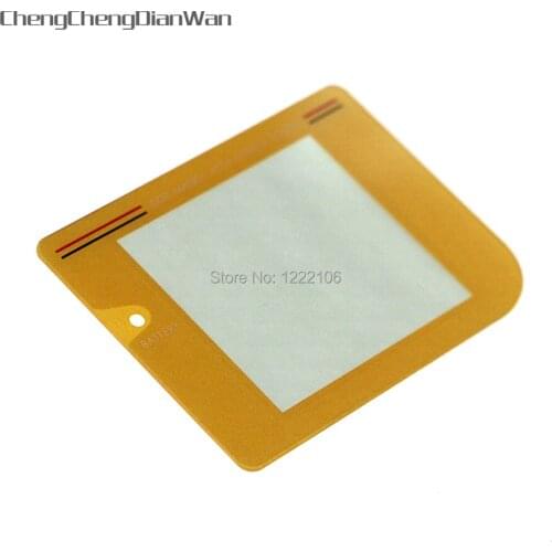 2pcs/lot Gold yellow plastic screen lens for gameboy GB console