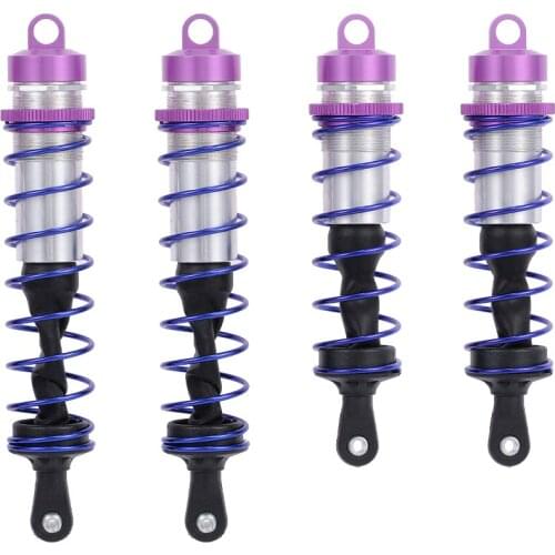 4pcs Metal Shock Absorber Damper RC Car Parts Accessories for 1/8 JLB HSP DHK HPI Redcat LRP Hobao ZD Racing Hongnor DF-Model RC Car