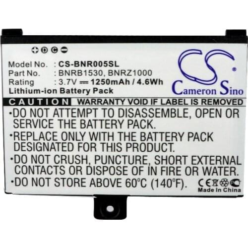 Cameron Sino 1250mAh Battery BNRB1530, BNRB454261, BNRZ1000 for Barnes & Noble 005, BNRV100, BNRZ100, nook, NOOK Classic