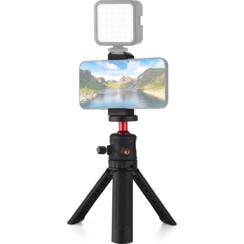 Andoer Portable Smartphone Video Kit Including Phone Tripod Mount Phone Holder Desktop Tripod for Vlog Live Streaming Oline