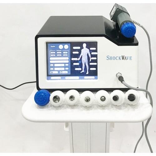 7 Transmitters Shockwave Therapy Machine Portable Shock Wave for Pain Removal Erectile Dysfunction ED Treatment Equipment