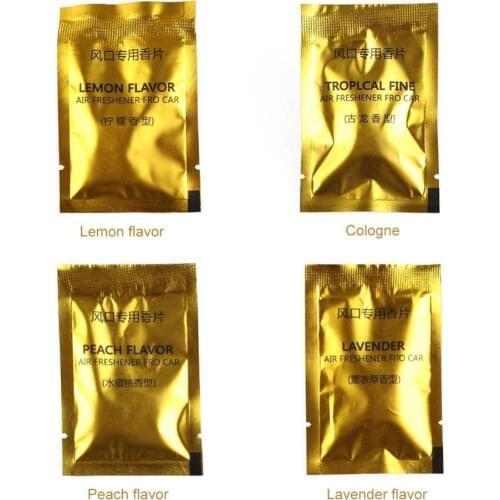 Car outlet perfume Solid Air Freshener 2pcs per bag flavor styling Automobile 2019 New Air Conditioning Vent Clip