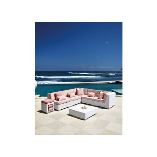 New Collection white roots round rattan outdoor furniture