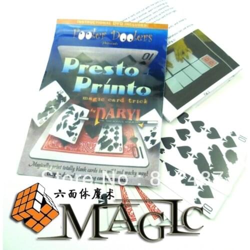 Fast Card Printing-presto pinto / magia / magie /close-up magic trick / street magic products / wholesale