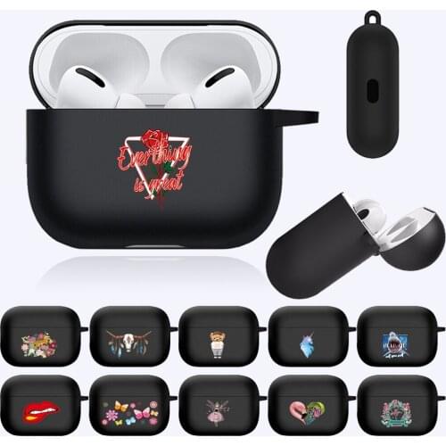 For Apple Airpods Pro A2084 A2083 Case A Variety of Cute Patterns Soft Silicone Wireless Bluetooth Earphone Charging Box Cases