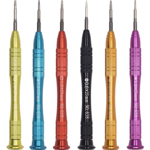CR-V Metal Torx T2 T4 T5 T6 0.8 Pentalobe 1.5 Phillips 0.6Y 1.5Y 2.0Y Tri Wing Screwdriver for Cellphone Switch DIY Repair 120pc