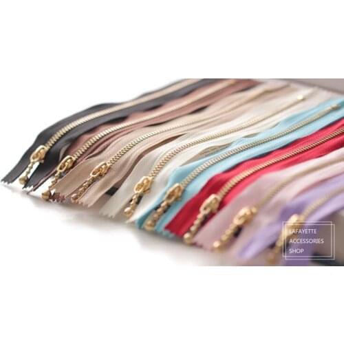 Dailylike 15cm Colorful Bronze Water Drop Zipper Lace DIY Clothing Home Smooth and Durable Bags Wallet Purse Cloth Accessories