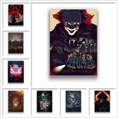 Classic Horror Movie Wall Stickers White Coated Paper Prints Clear Image Home Decoration Livingroom Bedroom