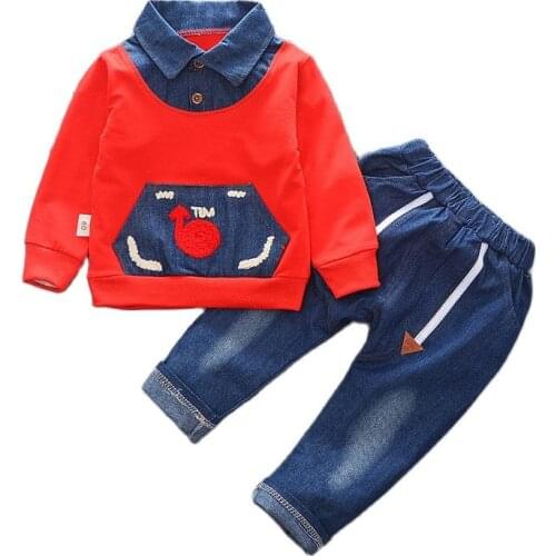 Children Clothing Sets Boys Autumn 2 Piece Girls Clothes Sets Coat Sport Suit Boys Clothes Sets Cartoon Cotton Clothes For Girls