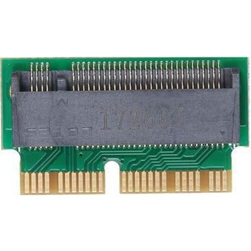 M Key M.2 PCIe X4 NGFF AHCI 2280 SSD 12+16Pin Adapter Card as SSD for MACBOOK Air 2013 2014 2015 A1465 A1466 Mac Pro A1398 A1502