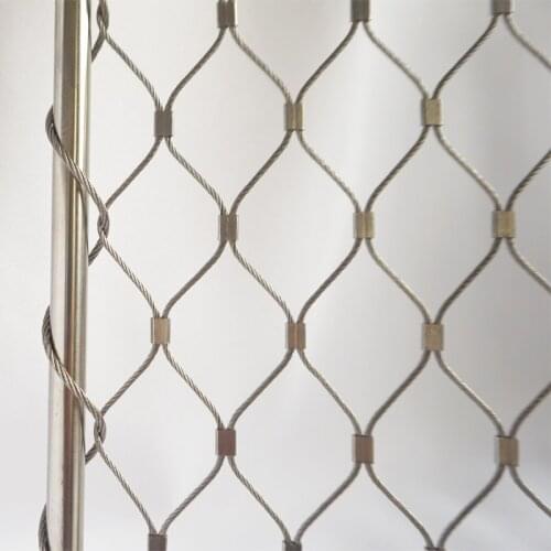 Outdoor swimming pool protective mesh stainless steel rope mesh