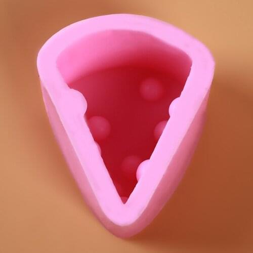 3D Cheese Shape Silicone Soap Mold Cake Decoration Diy Candle Jelly Chocolate Mold Baking Tool High Quality Food Grade Material