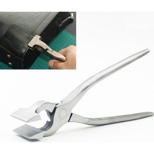 Leather Edge Adjustment Press Flatten Plier Clip Tool For Handbag Leather Bag Making Pliers DIY Hand Tools Fixed Clamp Pliers