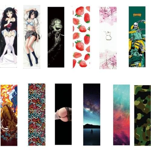 Professional Pro Skateboard Griptapes 23*84cm Multi Graphic Griptape Longboard Scooter Skateboard Sandpaper Deck Grip Tape Rough