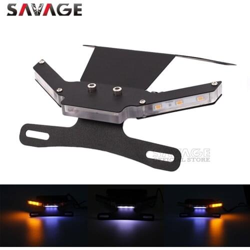 Fender Eliminators For YAMAHA YZF R25 R3 MT25 MT03 2014-2020 Motorcycle License Plate Holder Tail LED Turn Signal Light YZFR25