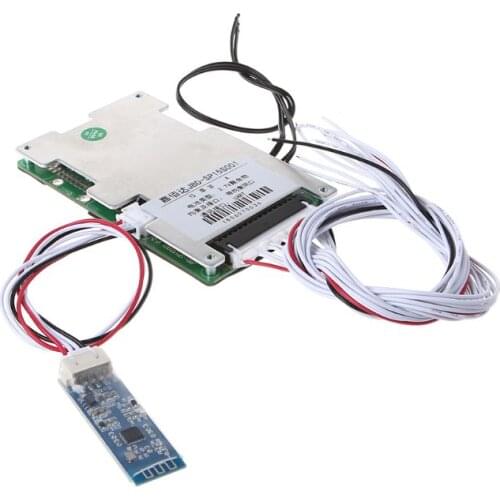 13S Lithium Battery Protective Board BMS 30A Polymer With Bluetooth Smart Intelligent UART Interface Flexible Static Electric Co