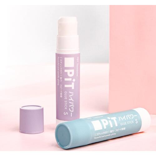 1PC Japan Tombow Summer Smoked Color PIT Glue Stick Limited Edition Strong Solid Glue 10g Smoked Color Dry Color Change Glue