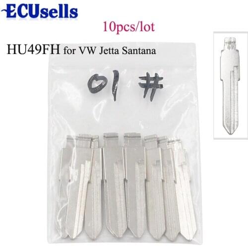 10pcs/lot, KEYDIY Universal Remotes Flip Blade 01# for KD Remote, HU49 for VW Jetta Santana