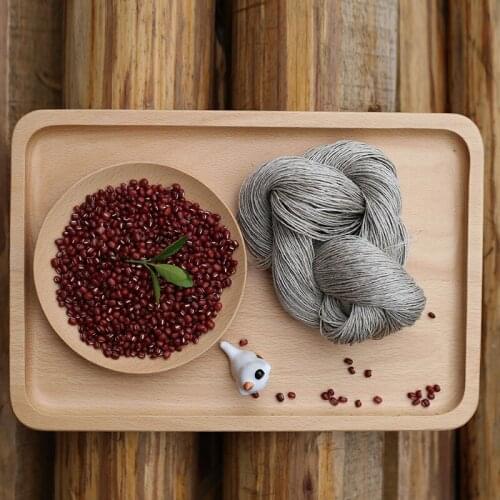 300g/lot 290M/pcs hank 100% Linen Natural Yarn Hand Knitting Yarn Colored Yarn With Good Moisture-Absorbent Free Shipping