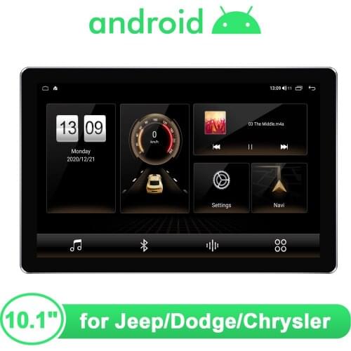 JOYING Android 10.0 Screen 10.1 Inch 1920*1200 Head Unit Car Radio Player With GPS And Backup Camera For Jeep/Dodge/chrysler