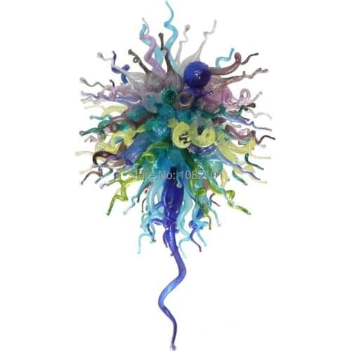 Free Shipping AC LED Pretty Home Art Decor Light Colored Glass Light Fixtures