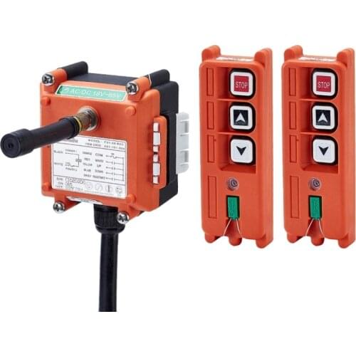 TELECRANE Wireless Industrial Remote Controller Electric Hoist Remote Control 2 Transmitter + 1 Receiver F21-2S