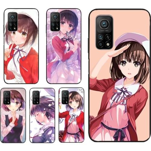 Katou Megumi Phone Cover For Xiaomi Mi 11 Lite Ultra 9T 10T Pro Note 10 POCO F3 F2 M3 X3 NFC Pro Case