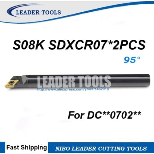 S08K-SDXCR/SDXCL 07 Boring bar tool holder,indexable Internal Turning tools,SDXCR/L07 Screw Locked CNC Lathe Tools For DCGT0702