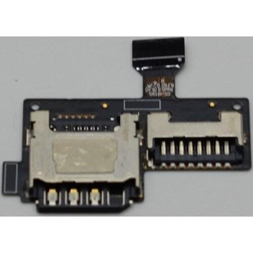 For Samsung Galaxy S4 Mini I9195 I9190 SIM Card SD Card Reader Contact Flex Cable