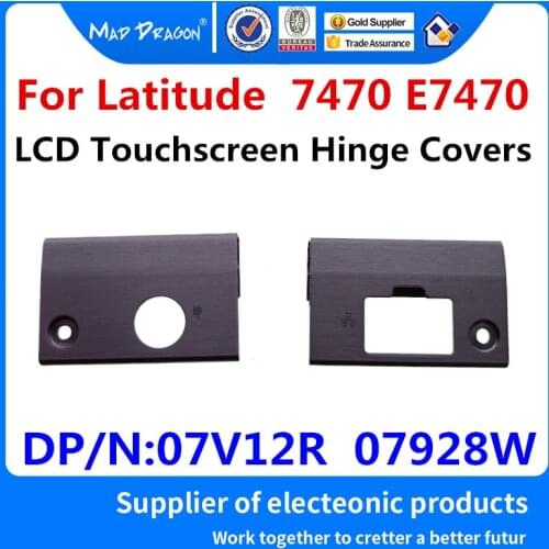 MAD DRAGON Brand Laptop LCD Touchscreen Hinge Covers Set TS Hinge Caps for Dell Latitude 7470 E7470 7V12R 07V12R 7928W 07928W