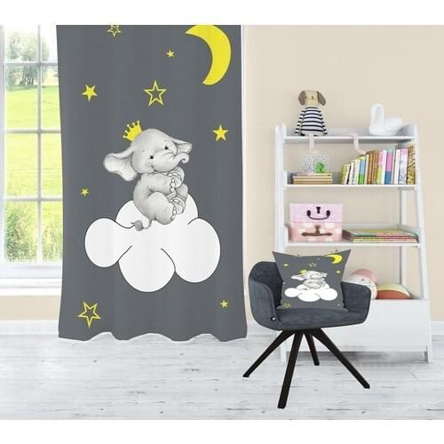 Bebişim Carpet Filli Children 'S Room Backdrop Curtain