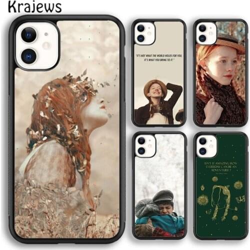Krajews Anne with an E Soft Phone Case Cover For iPhone 5 SE 6s 7 8 plus X XR XS 11 12 pro max Samsung Galaxy S8 S9 S10