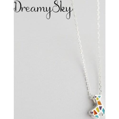 Korean New Charm Deer Necklaces Pendants For Women Statement Jewelry Choker Necklaces Bijoux Kolye