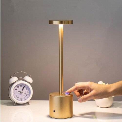 Rechargeable LED Desk Lamp Three Modes Eye Protection Bedside Desk Lamp For Bedroom Bars Restaurants Portable Home Reading Light