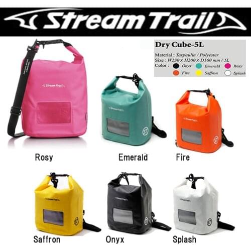 Stream Trail Waterproof Outdoor Dry Cube 5L Dry Bag Sack Water Resistant Roll-Top Closure