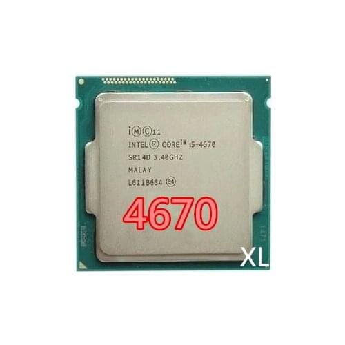 Intel Core i5 4670 3.4GHz 6MB Socket LGA 1150 Quad-Core CPU Processor SR14D i5-4670 4670