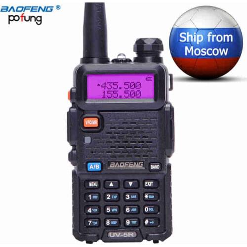 Baofeng UV-5R Walkie Talkie amateur UHF VHF Dual Band Portable Radio pofung uv5r Transceiver cb Two Way Radio hunting Toky Woky