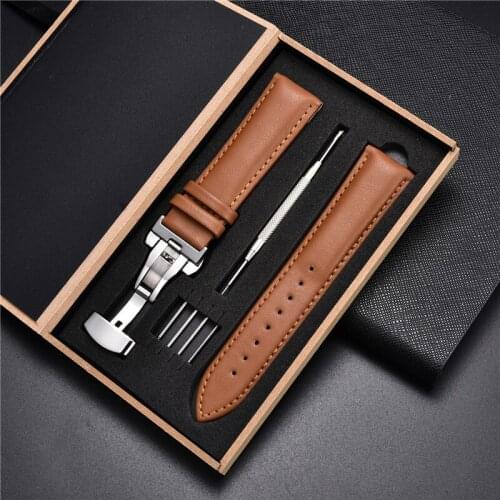 Soft Leather Watch Straps for Samsung Galaxy Gear S3 Business Strap Bracelets Men Women Watchbands 18mm 20mm 22mm 24mm
