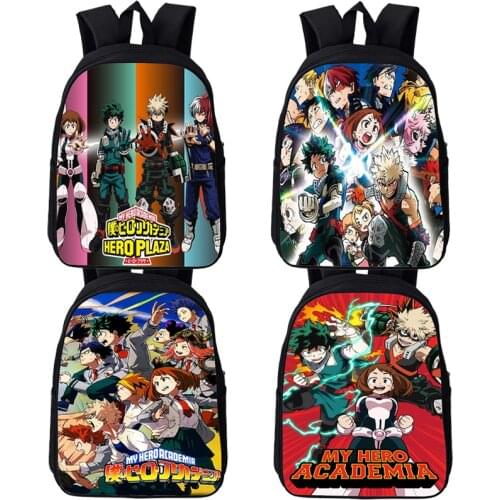 Anime Mochila My Hero Academia Backpacks Deku School Bags For Boys Girls Bookbag Waterproof Book Knapsack Teens Cartoon Rucksack