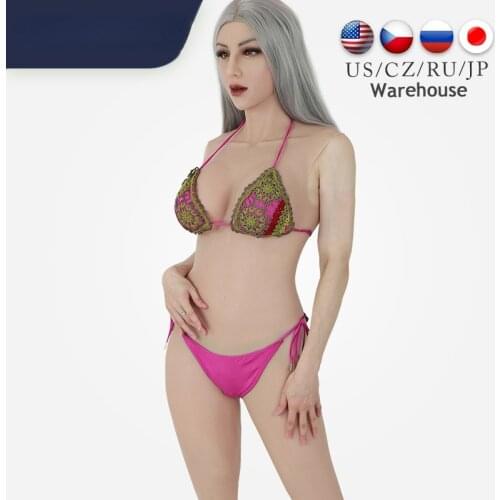 Silicone May Mask Whole Body Suits with Arms Breast Forms Fake Boobs Fullbody Suit for Crossdresser Shemale Drag Queen