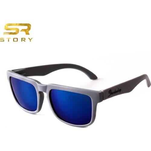 STORY Fashion Sports Polarized Sunglasses New High Quality Color Film Men Colorful UV400 Gradient Lenses Square Sun Glasses