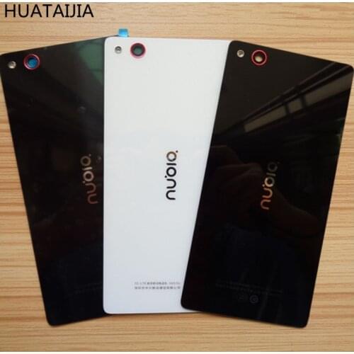 For ZTE Nubia Z9MAX NX512J glass battery case For Nubia Z9 MAX NX512J battery cover glass back case