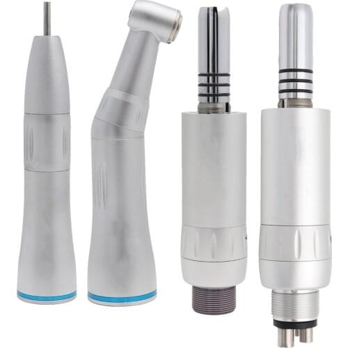 EX203C Dental Low Speed Handpiece Inner Water Spray Air Turbine Straight Nose Contra Angle Air Motor 2/4Holes