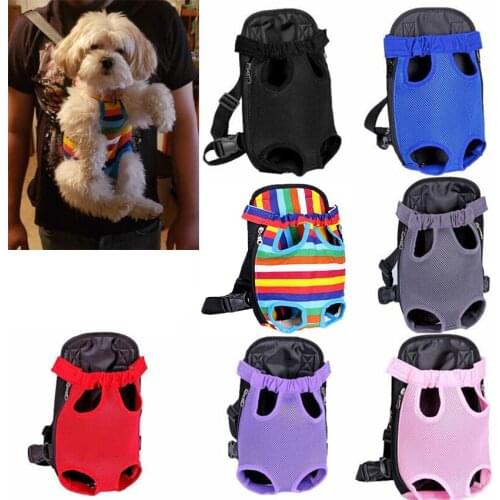 Pet Dog Carrier Backpack Bags Breathable Mesh Shoulder Handle Bags for Small Dog Cats Outdoor Travel Pet Front Carrier Bags