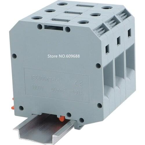 UK50N UKH50N UK-50N 50MM2 Din Rail Electrical Conductor Terminal Block Connector UKH-50N