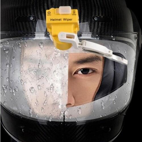 Universal Mini Electric Wiper for Motorcycle Helmet Windshield Wiper Compatible With Most Visor Dropshipping