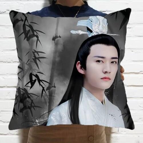 Eternal Jue Chen Liu Xueyi Tian Qi Pillowcase Star Photo Poster Cushion Cover Souvenir Throw Pillow Cover Home Decor Cheer Call