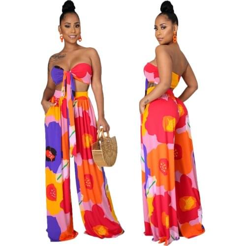 Design Summer Beach Sexy Bikini Party Wide Leg Pants Multicolor Transparent Lace Mesh Women Swimsuit Set Sexy Hot Summer 2021